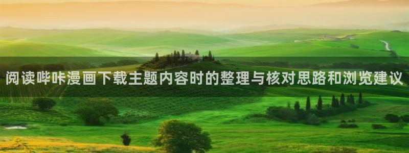 梦漫漫画软件大全:阅读哔咔漫画下载主题内容时的整理与核对思路和浏览建议